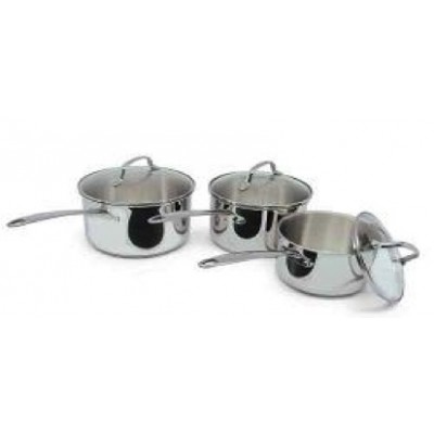 Tivoli Danica Set of 3 Saucepan with Lid